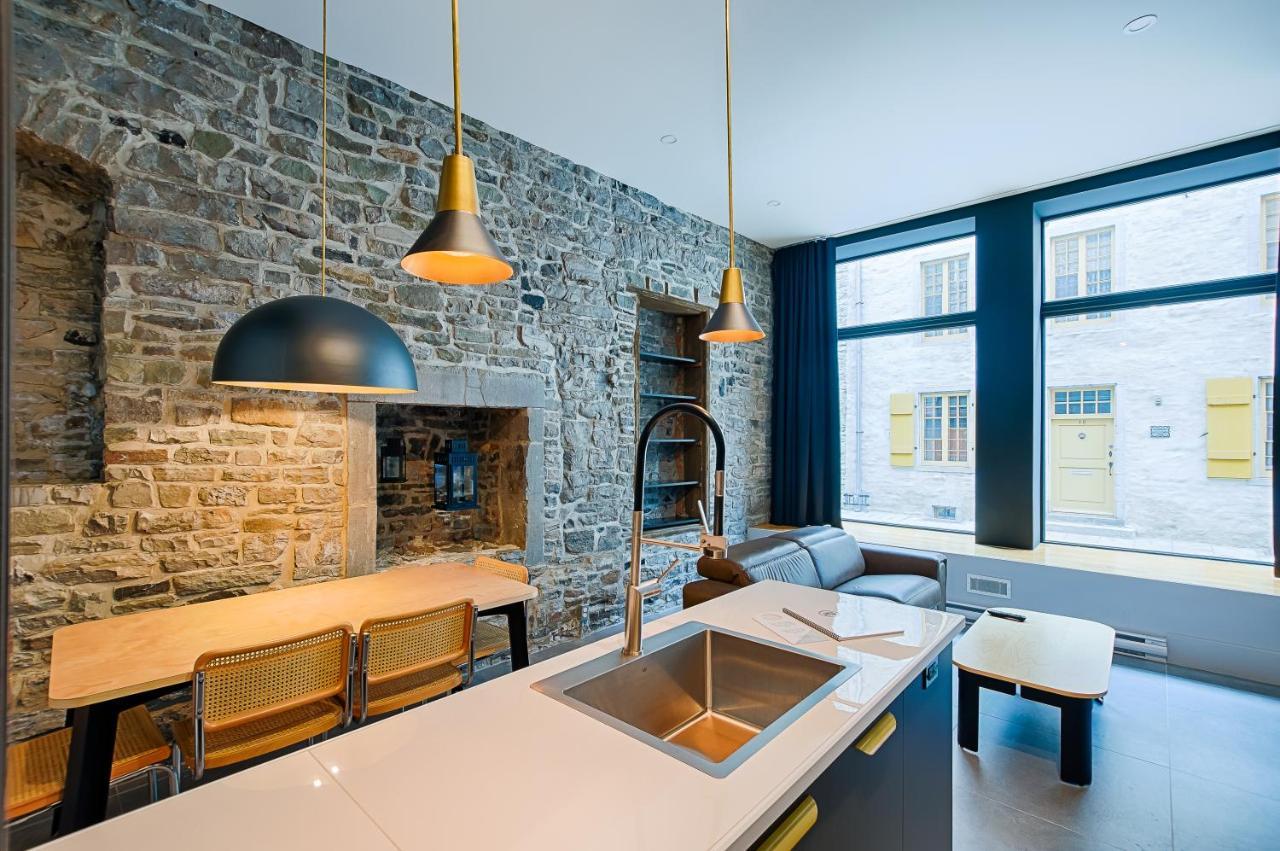 Apartmán Les Lofts Notre-Dame - Par Les Lofts Vieux-Quebec Exteriér fotografie