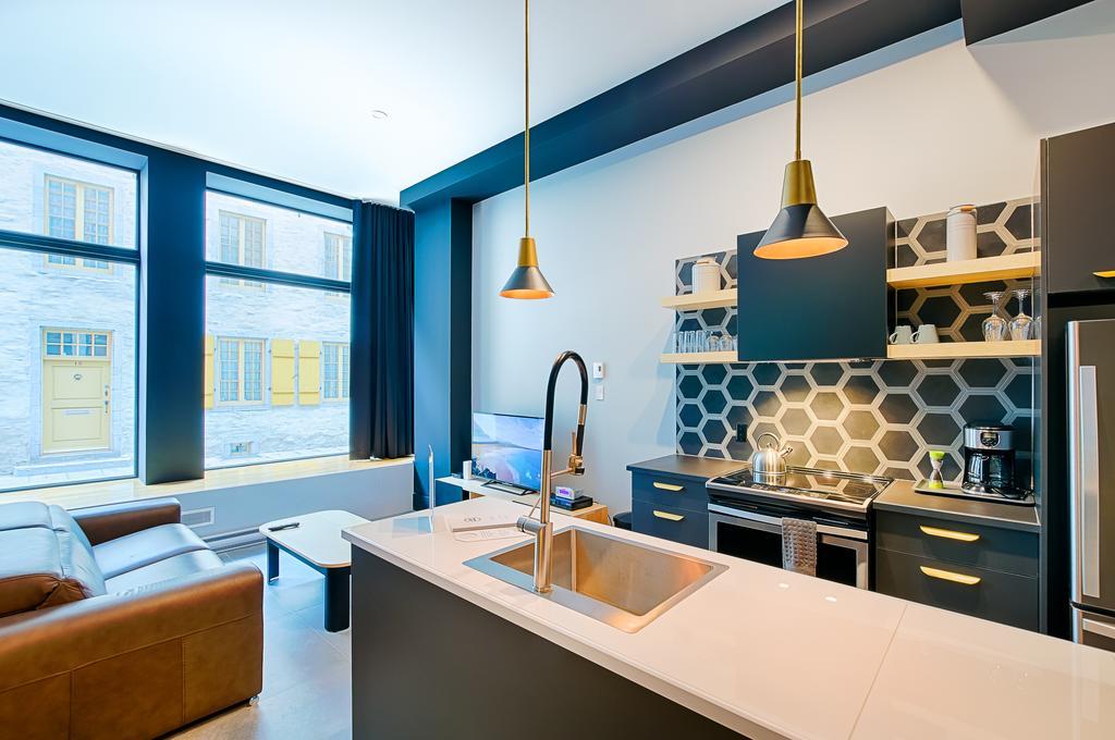 Apartmán Les Lofts Notre-Dame - Par Les Lofts Vieux-Quebec Exteriér fotografie